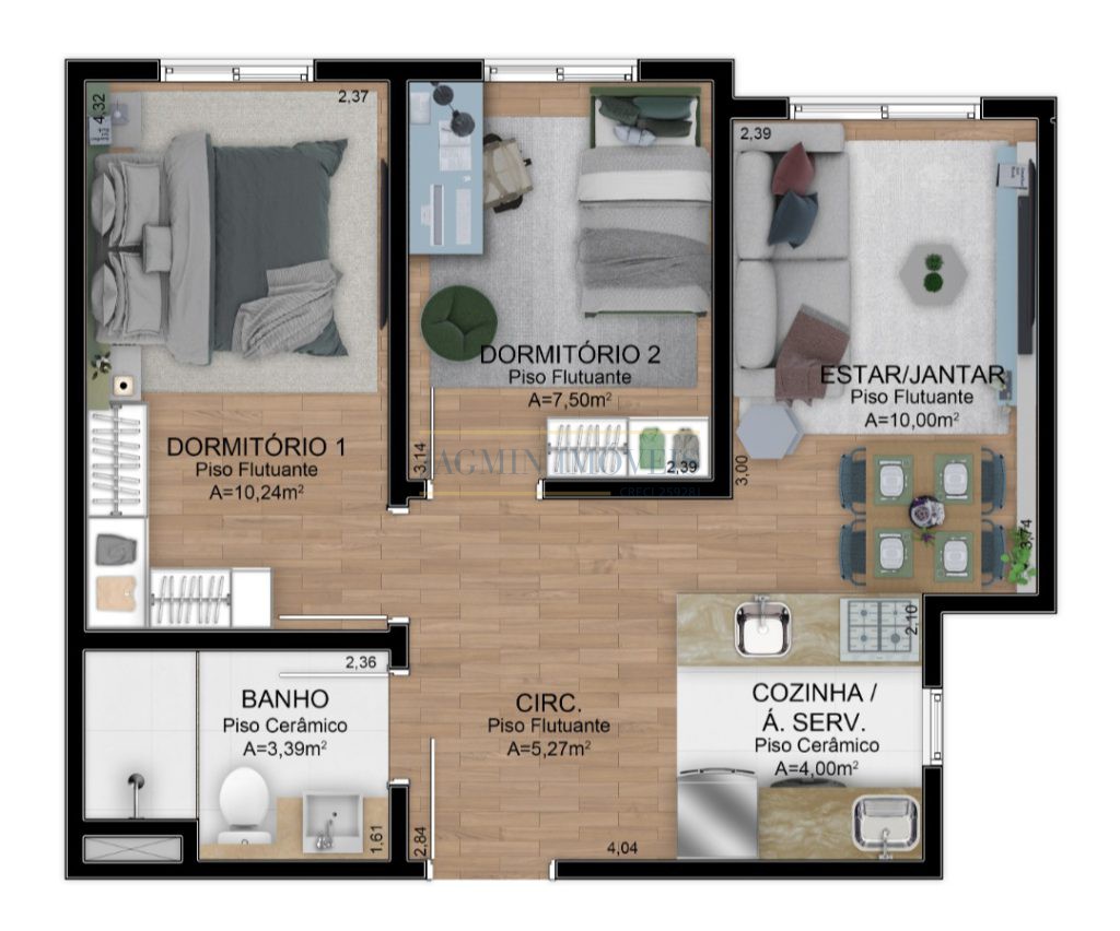 Apartamento na Planta em Novo Hamburgo – Bairro Rondônia